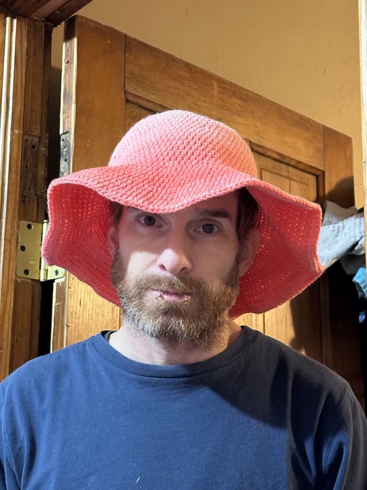 Crochet sun hat 